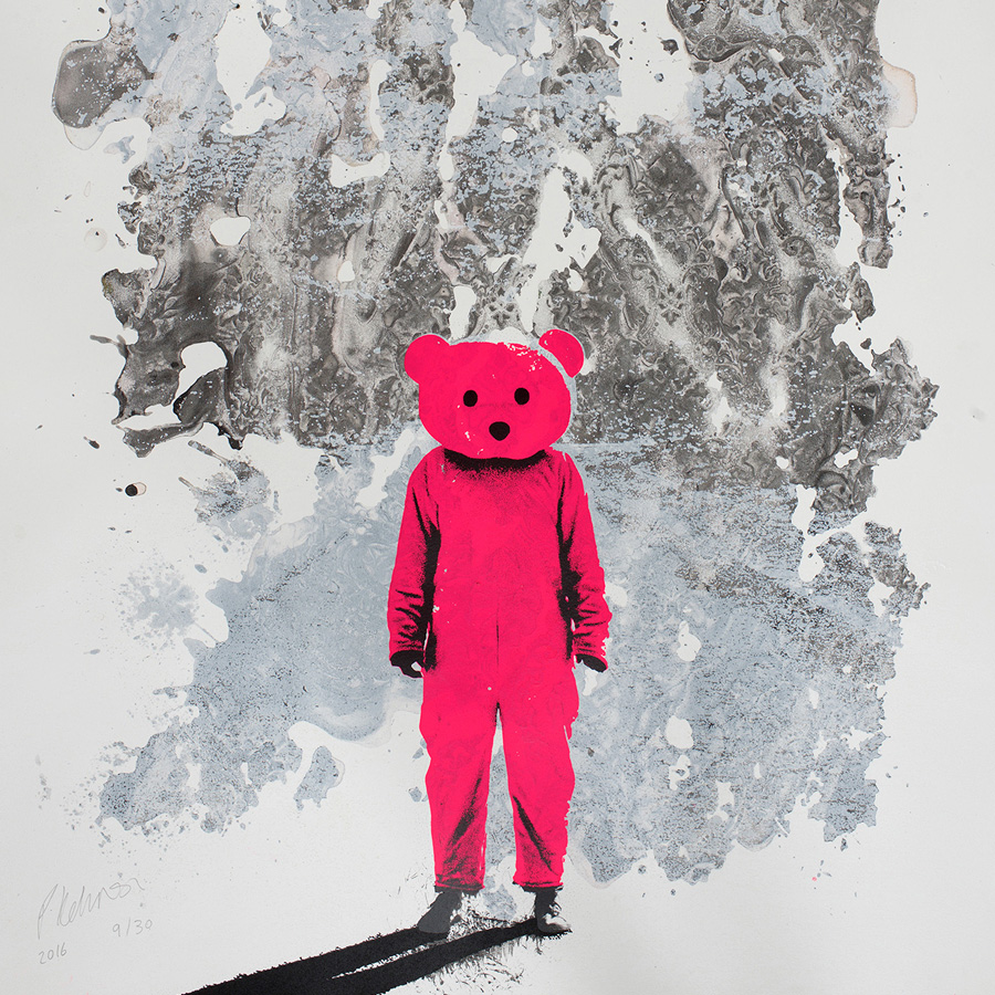 Pink Bear at OXO tower