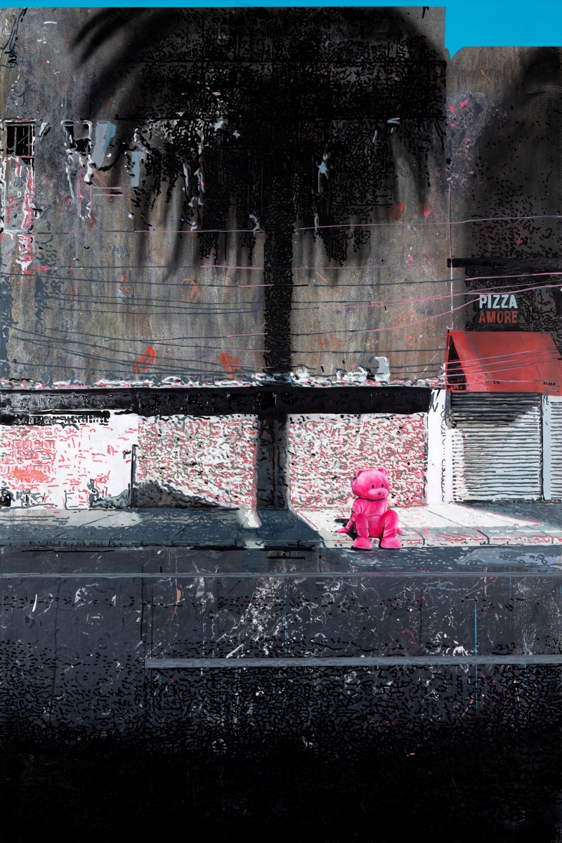 Amore, Painting, 2022, from the Coming To Town series