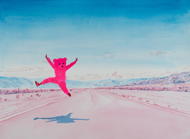 untitled watercolour study, Watercolour, 2020, from the I Used To Be A Polar Bear series