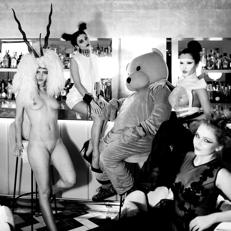 Pink Bear at Sketch, Photography, 2016, from the Unrealistic Expectations series