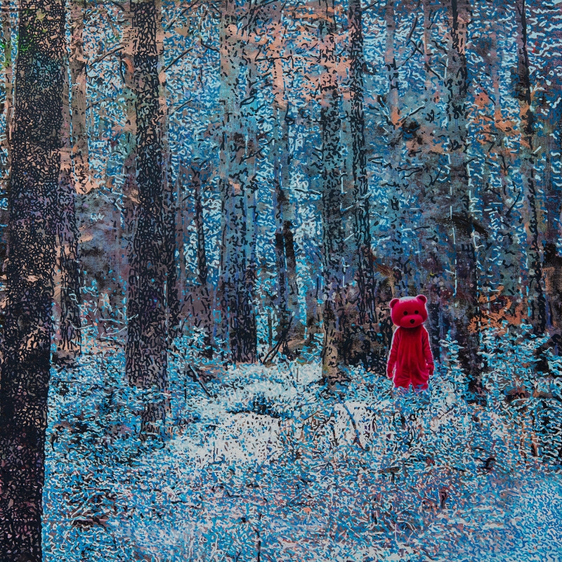 In My Dreams I Can Be Anyone, Painting, 2021, from the The Unconscious Therapy series