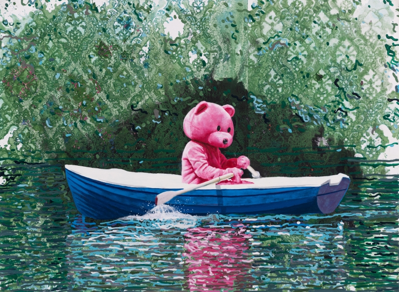 Where the Ripples Do Not Return, Painting, 2025, from the Feels Like Home series