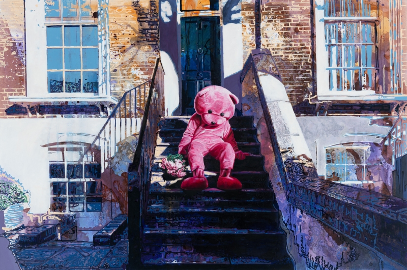 Hope, Painting, 2024, from the Coming To Town series