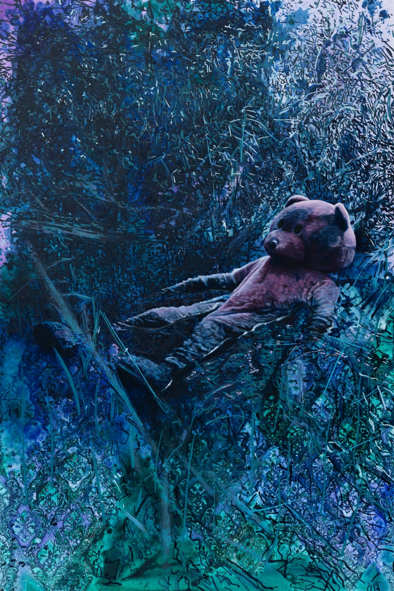 Deep Slumber, Painting, 2025, from the I Used To Be A Polar Bear series