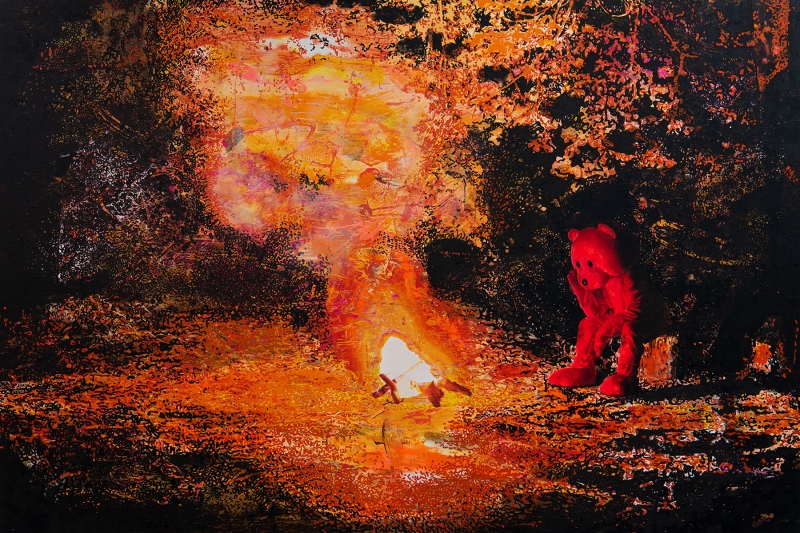 Light And Warmth, Painting, 2021, from the The Unconscious Therapy series