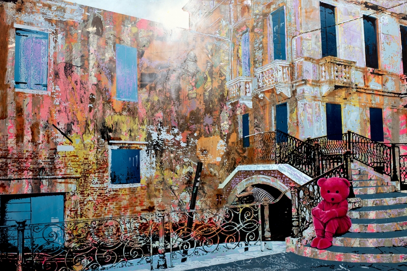 Naughty Step, Painting, 2019, from the Coming To Town series