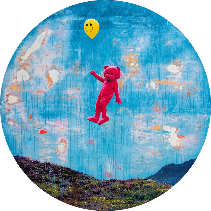 One way Trip, Painting, 2021, from the The Unconscious Therapy series