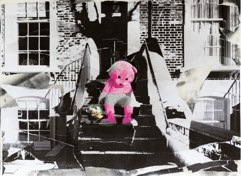Hope, Mixed Media, 2024, from the Coming To Town series