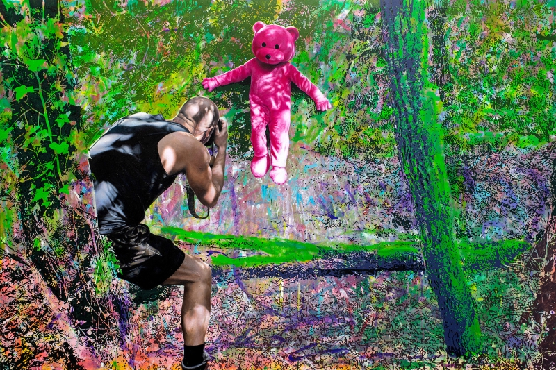 Self Portrait, Painting, 2020, from the The Unconscious Therapy series
