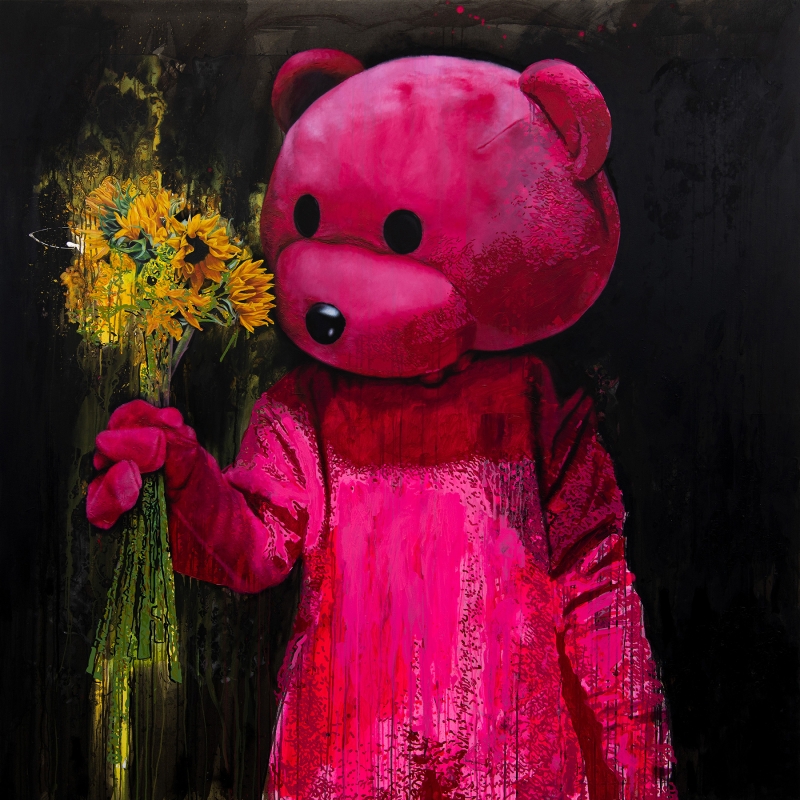 We Are All Looking For A Ray Of Fucking Sunshine, Painting, 2021, from the The Unconscious Therapy series