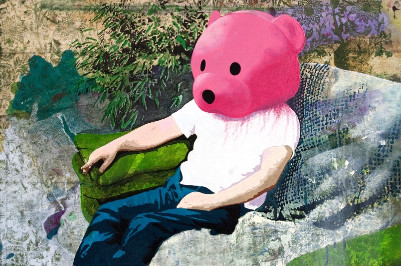 A Lazy Sunny Sunday, Painting, 2010, from the The Heroes Journey series