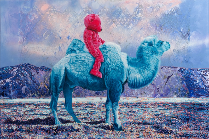 Azure Nomad, Painting, 2023, from the My Little Pony series