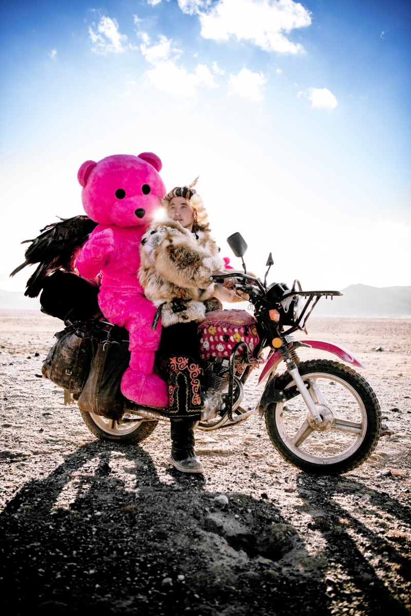 Bear Bike - Bayan-Ölgii Aimag of Mongolia, Photography, 2022, from the I Used To Be A Polar Bear series