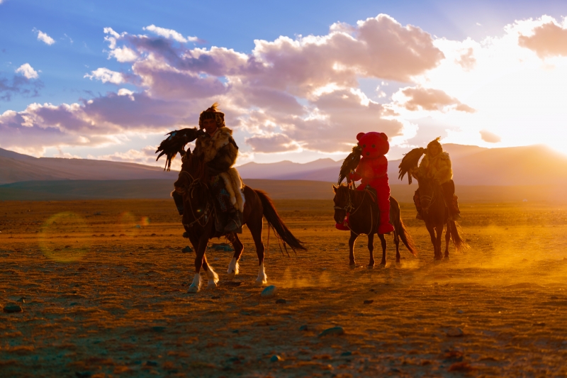 The Mongolian Eagle Riders, Photography, 2022, from the My Little Pony series