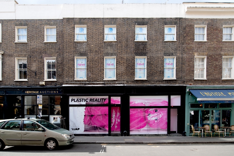 Plastic Reality, Intervention, 2019, from the The Pink Bear series