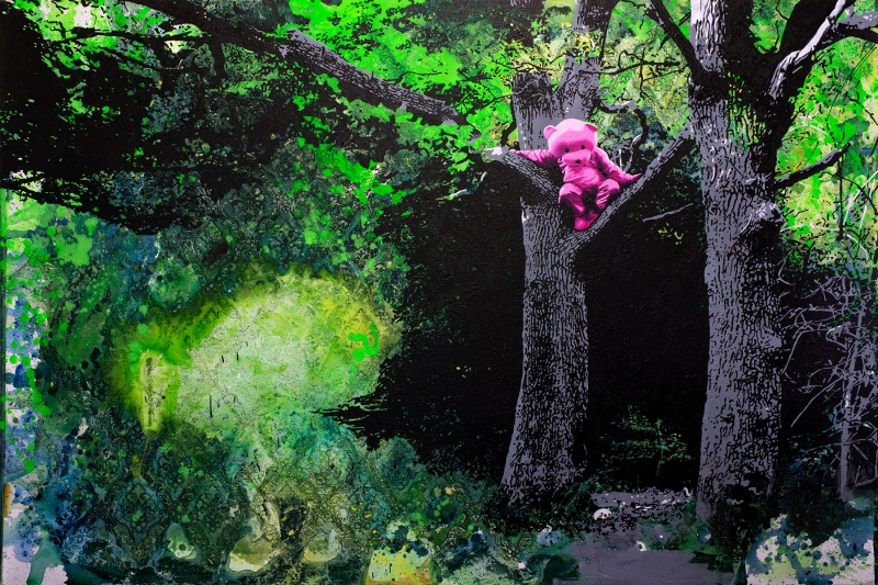 Recollection Of Innocence, Painting, 2017, from the The Heroes Journey series
