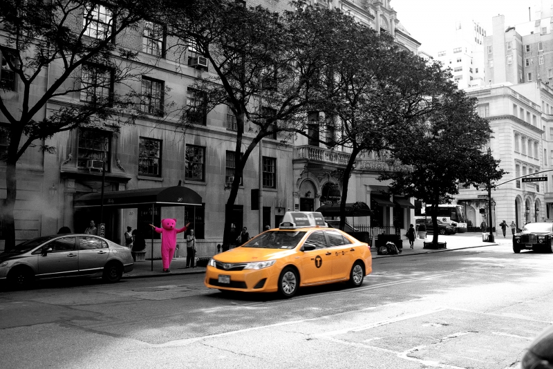 Yellow Taxi, Photography, 2015, from the Coming To Town series