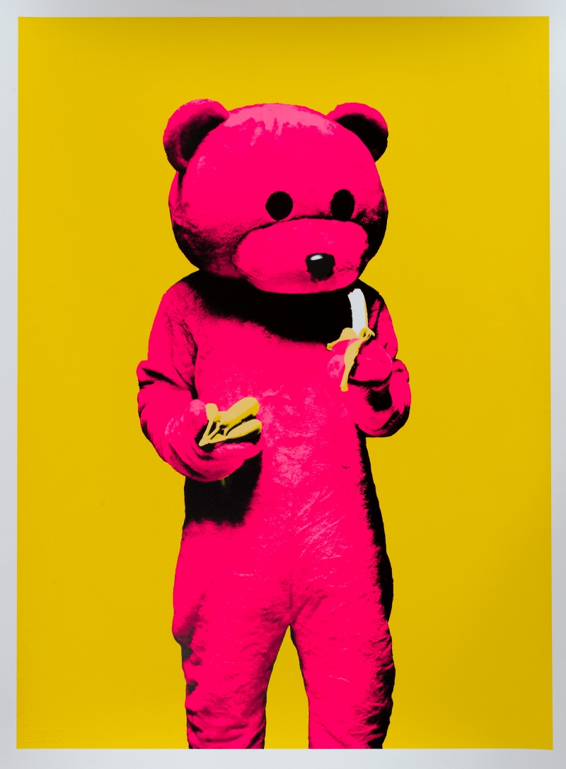 C'est N'es Pas Banana - Print, Print, 2022, from the The Pink Bear series