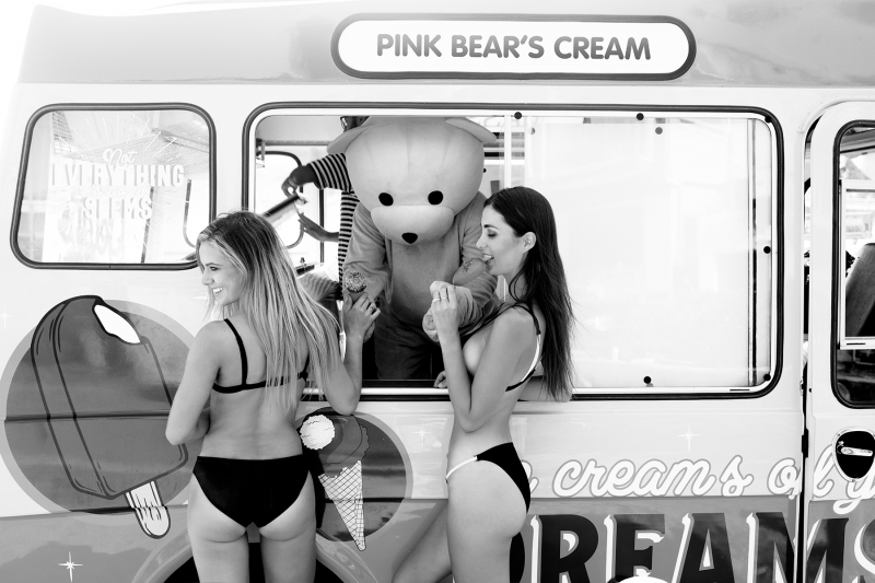 Pink Bears Cream, Photography, 2018, from the Coming To Town series