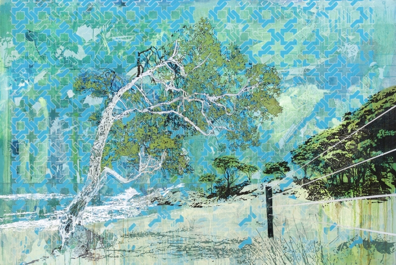 Bunker Bay, Painting, 2009, from the Lone Soldiers series