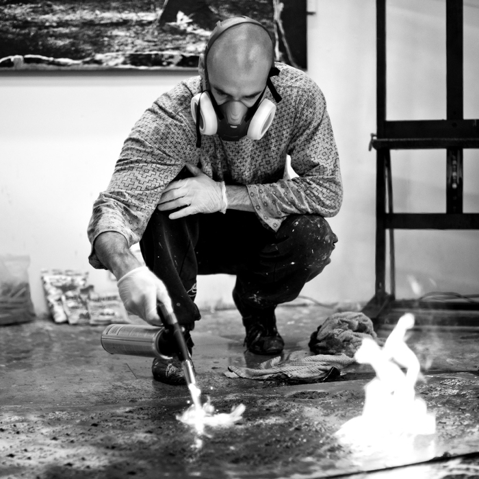 Burning panels from 'Decadence' series